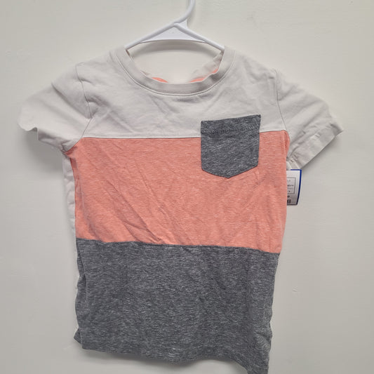 white/pink jumping  beans t shirt, 5T B