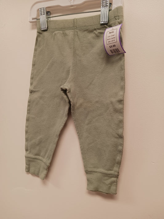 Green Gerber Pants, 12M B