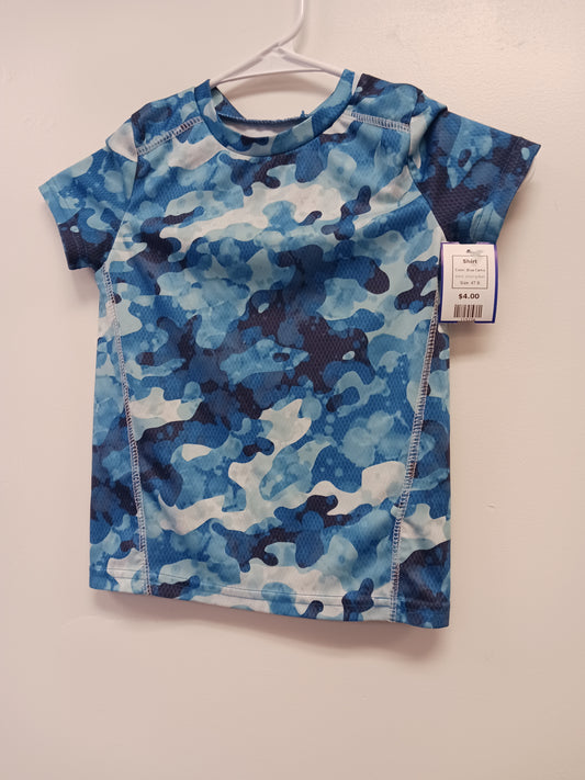 Blue Camo Jumping Bean Shirt, 4T B