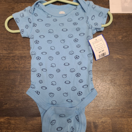 blue wondr nation animal sports onesie, NB B
