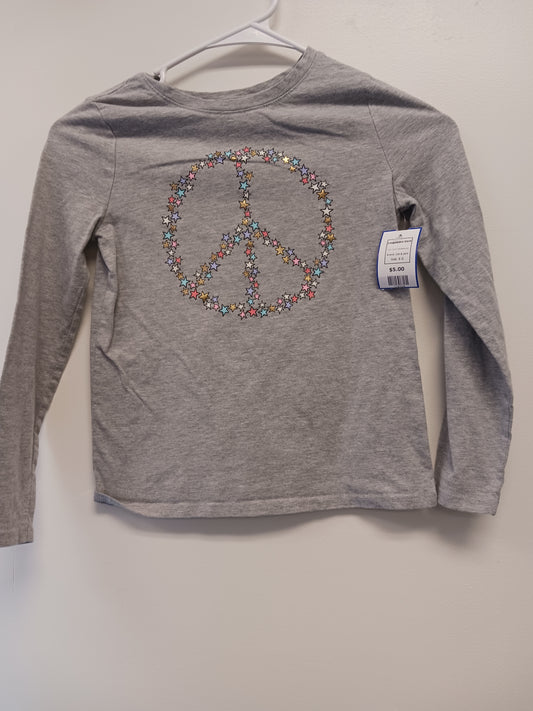 Colorful Star/Peace Sign Cat & Jack Longsleeve Shirt, 6 G