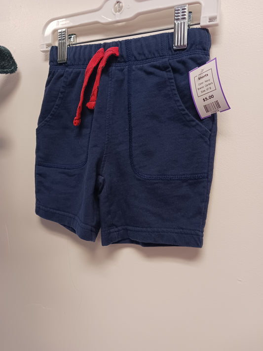 Navy Carters Shorts, 4T B