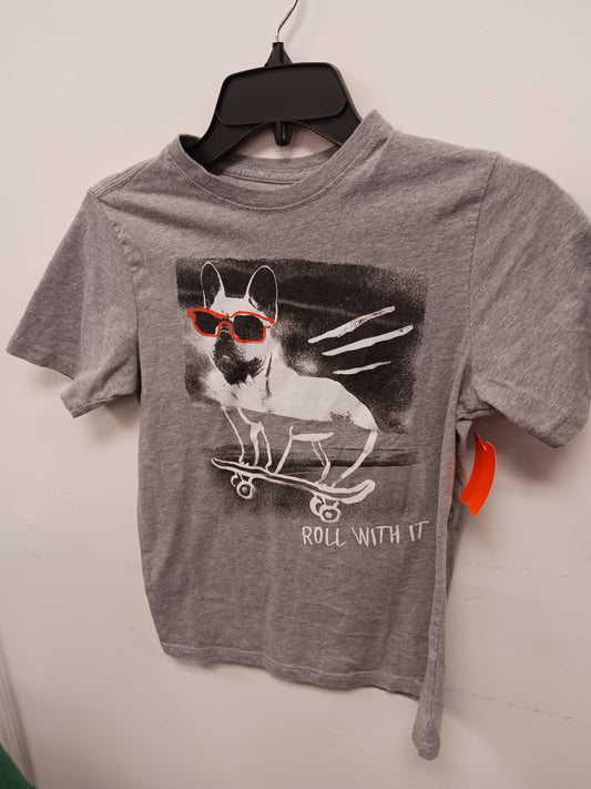 Grey Dog Wonder Nation Shirt, 10-12 B