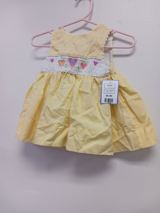 Yellow/White George Dress, 3M G