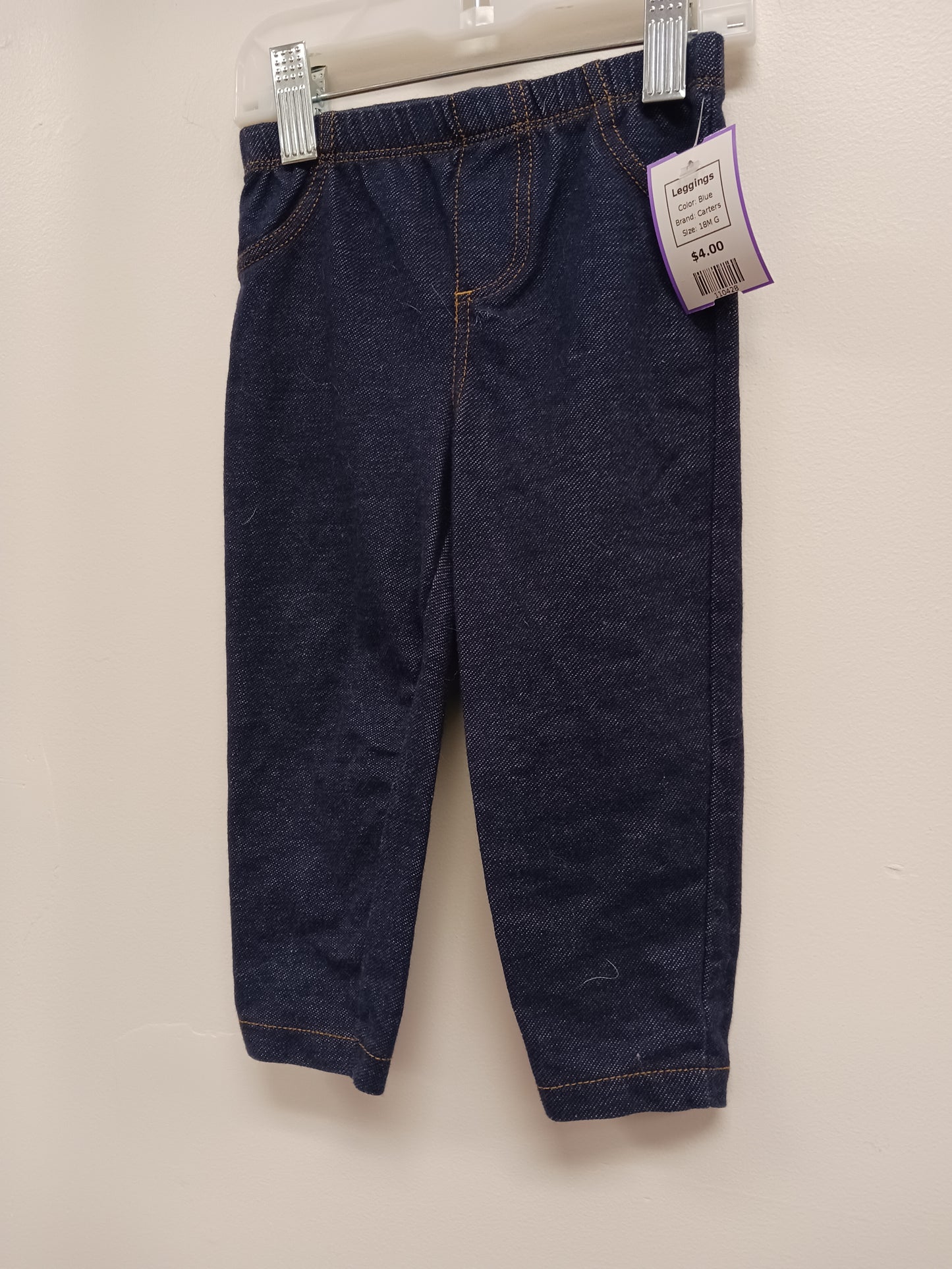 Blue Carters Leggings, 18M G