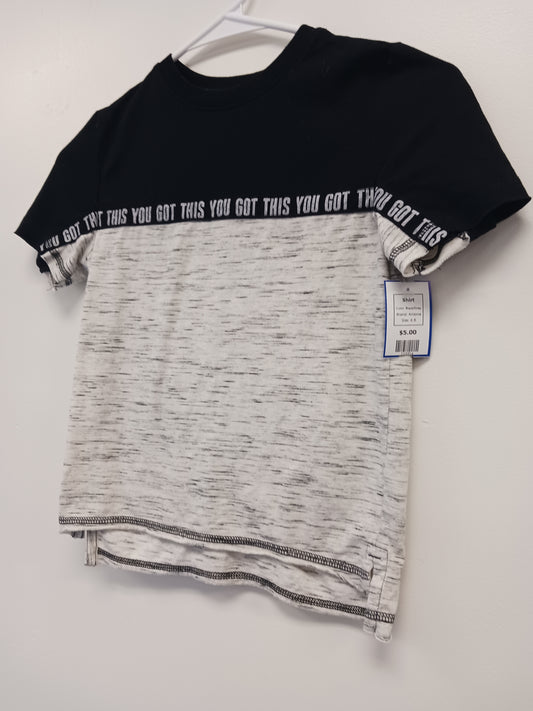 Black/Grey Arizona Shirt, 6 B