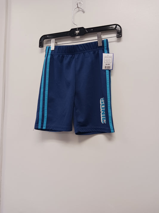 Blue sonic athletic shorts, 7 B