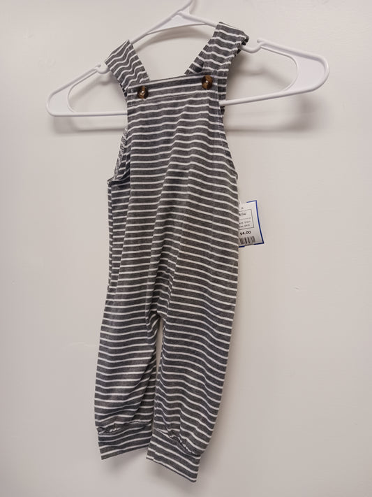 Grey/White Striped Shein Bibs, 6M B