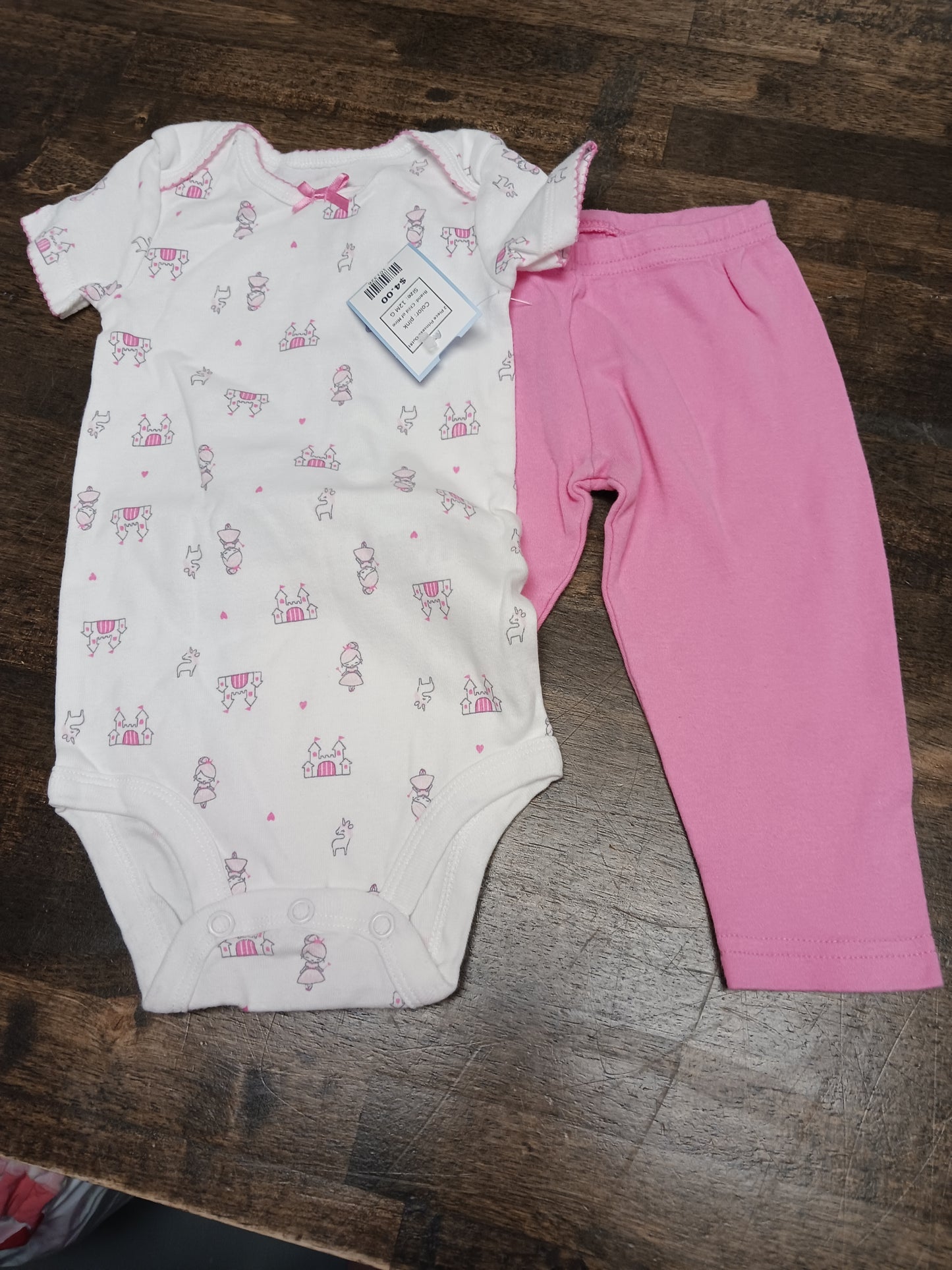 pink Child of Mine 2 Piece Princess Outfit, 12M G