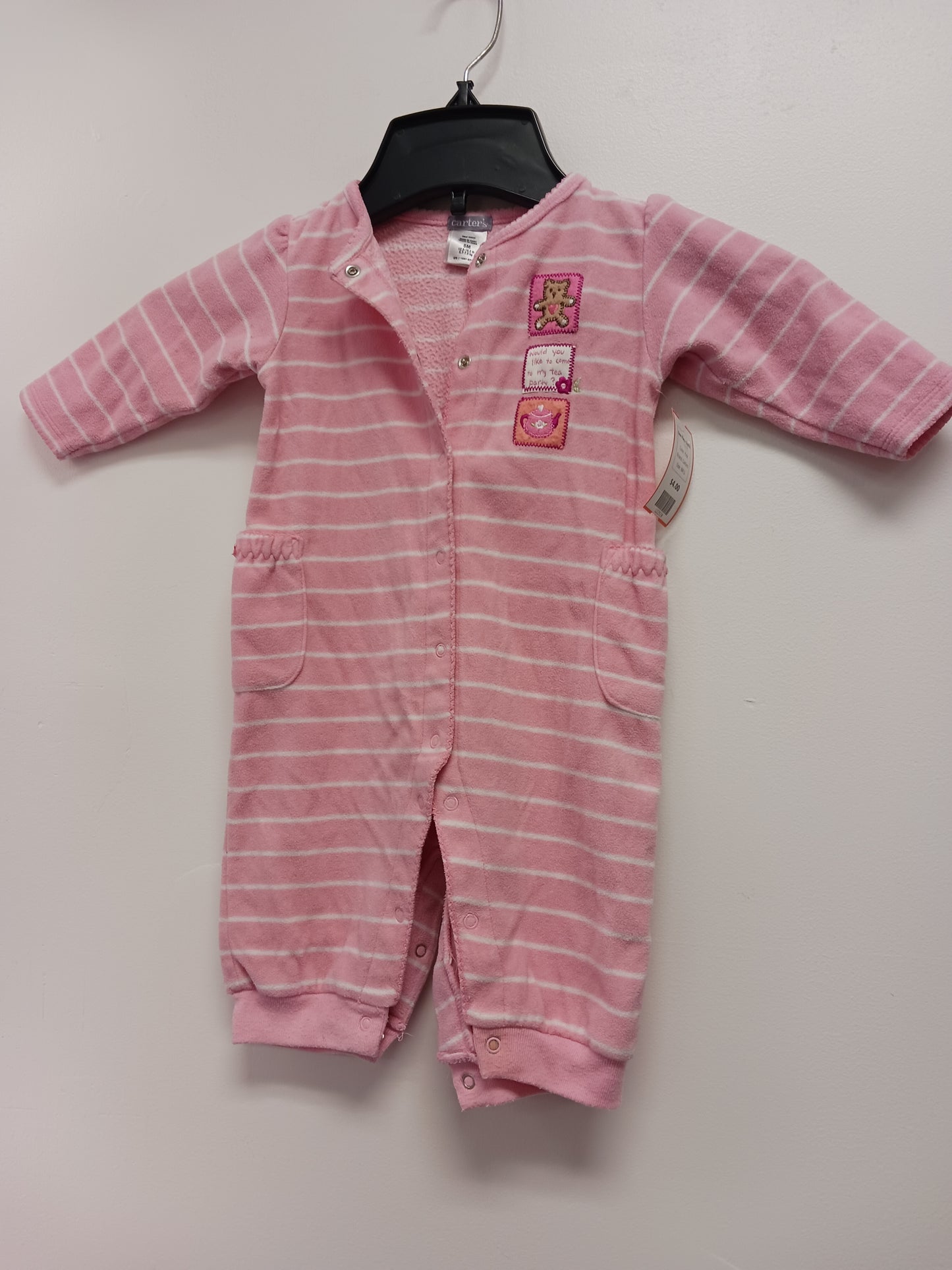 Pink Carters One Piece Outfit, 6M G