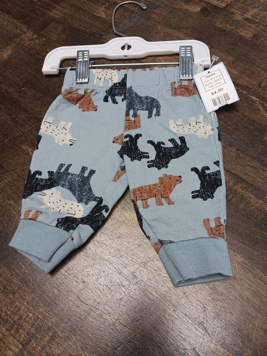 Blue Dino Carters Pants, 3M B