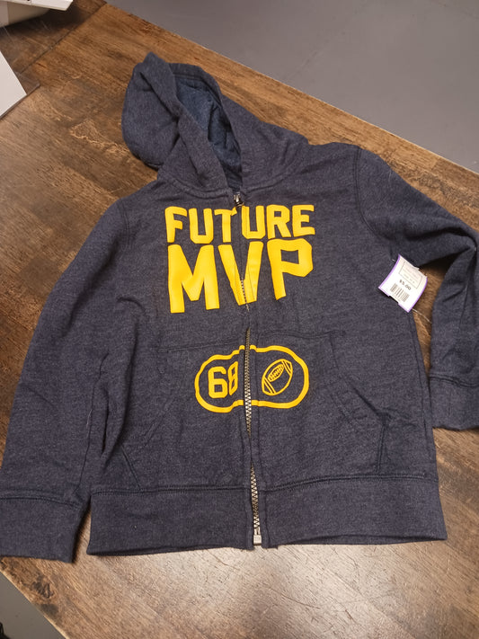 Navy Childrens Place Future MVP Hooded Jacket, 5T B