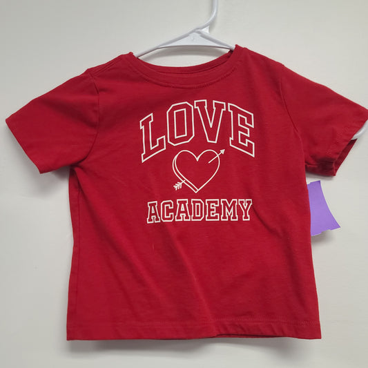 red Celebrate Valentines Tshirt, 2T B