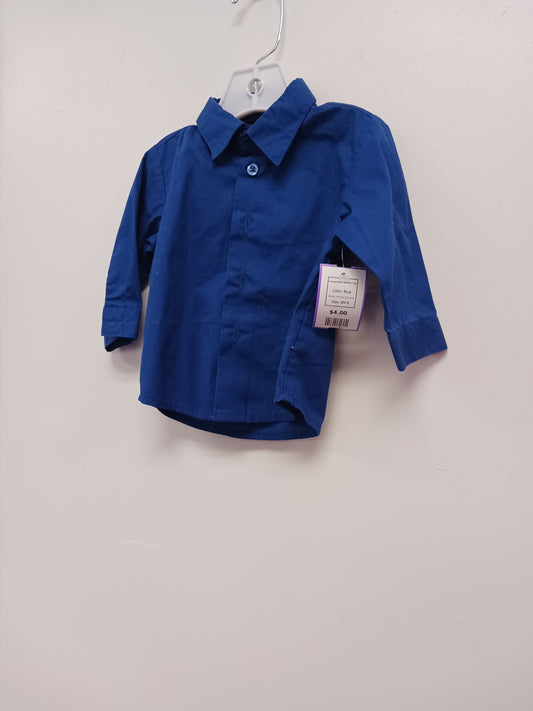 Blue Holiday Editions Longsleeve Button Up, 6M B