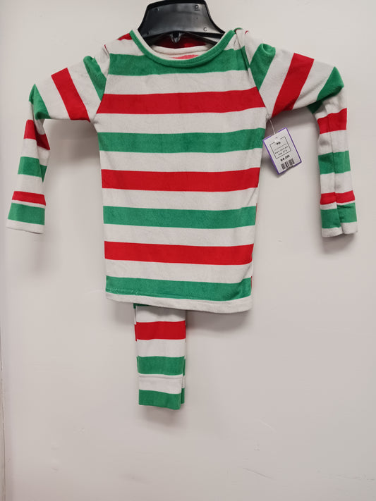 Red/Green/White Striped Cat & Jack Pjs, 5T B