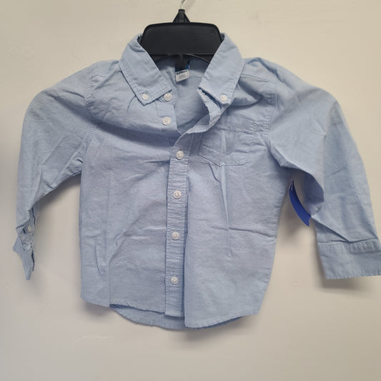 Blue Old Navy Longsleeve Button Up, 3T B