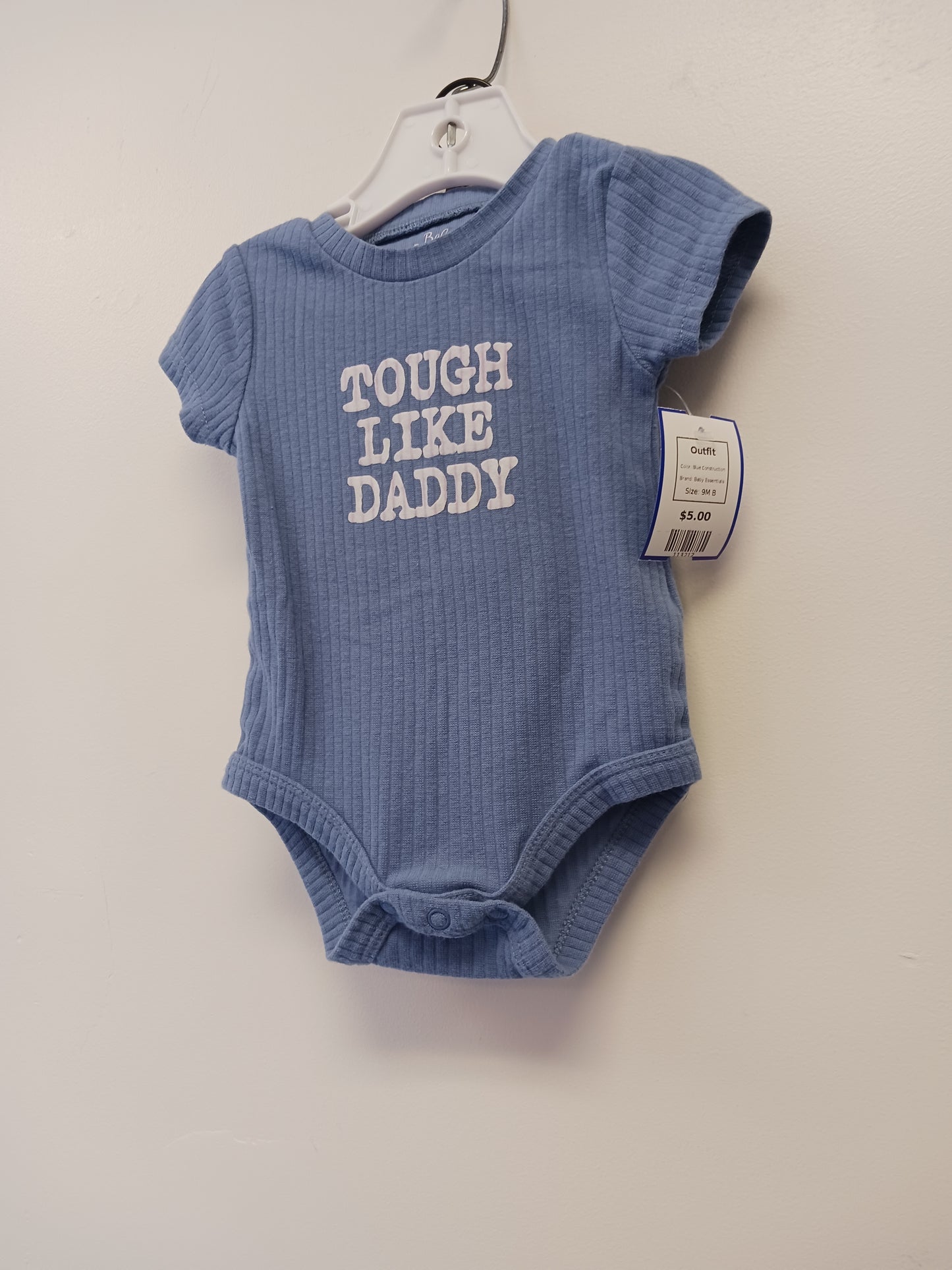 Blue Construction Baby Essentials Outfit, 9M B