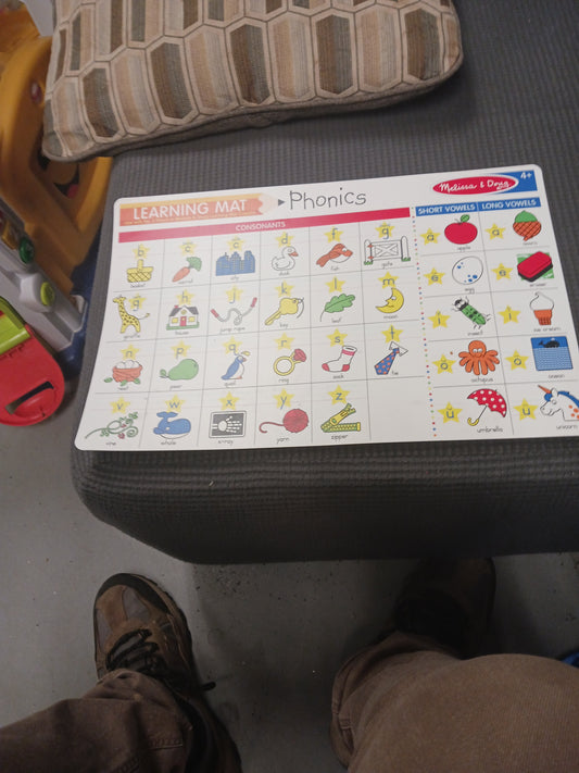 Melissa & Doug Wipeable Learning Mat