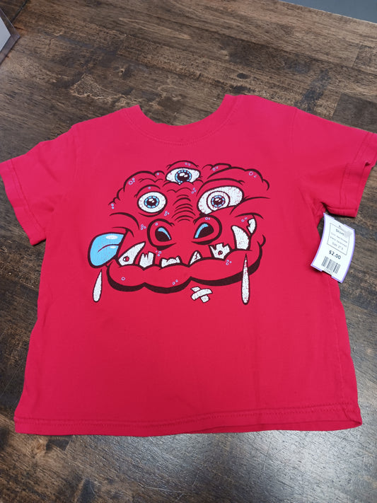 Red Monster Garanimals Shirt, 2T B