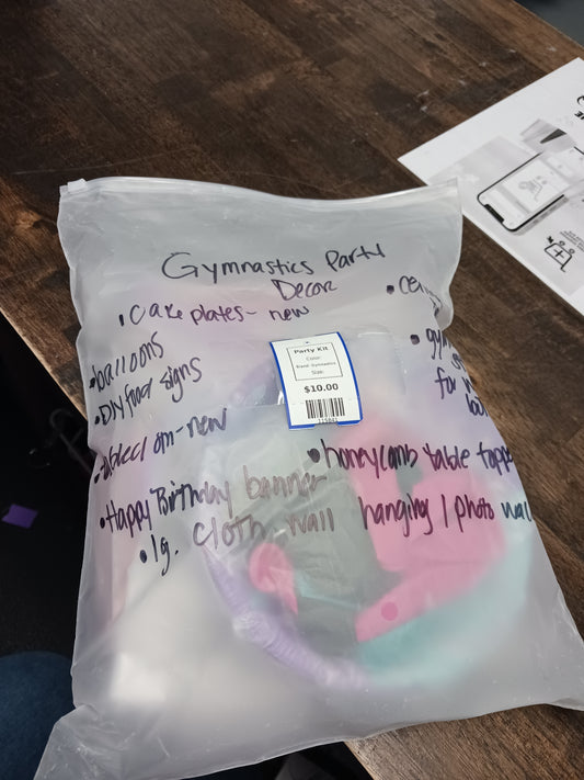 Gymnastics Party Kit