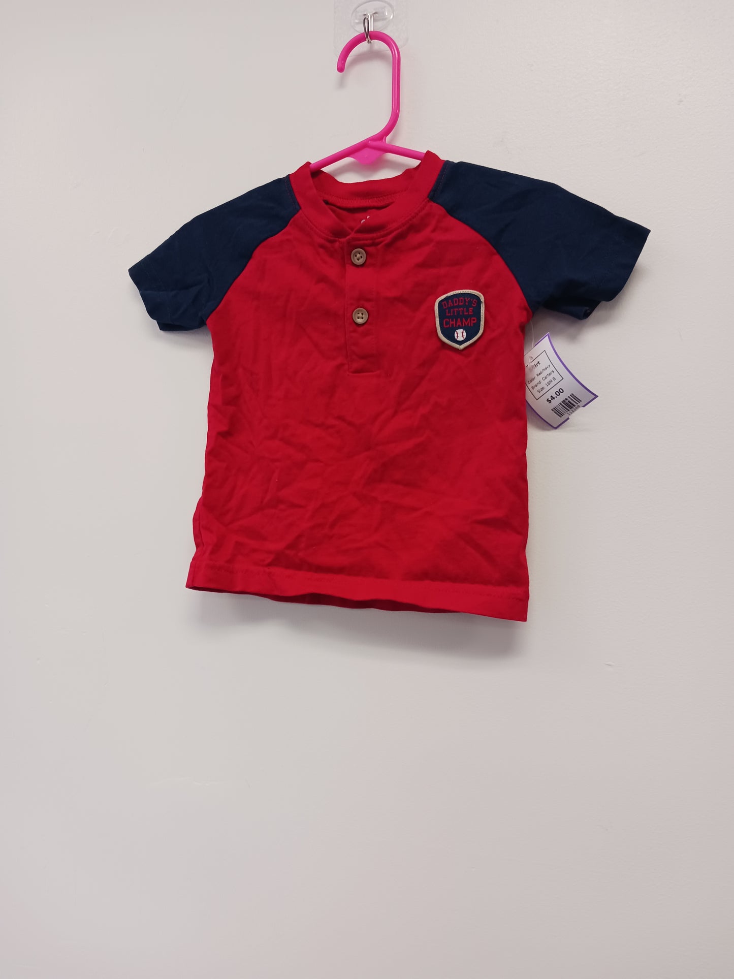 Red/Navy Carters Shirt, 18M B