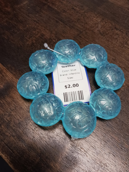 blue Infantino Teether