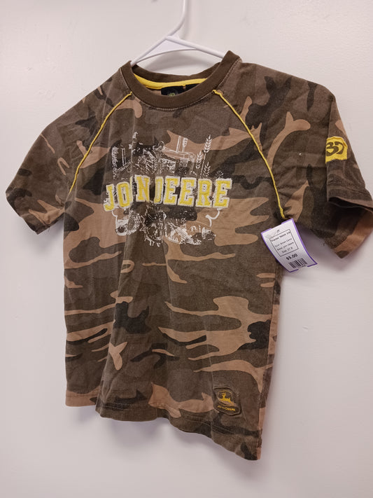 Brown Camo John Deere Tractor Tshirt 5/6, 5T B