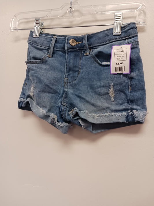 Blue Jean SO Shorts, 6 G