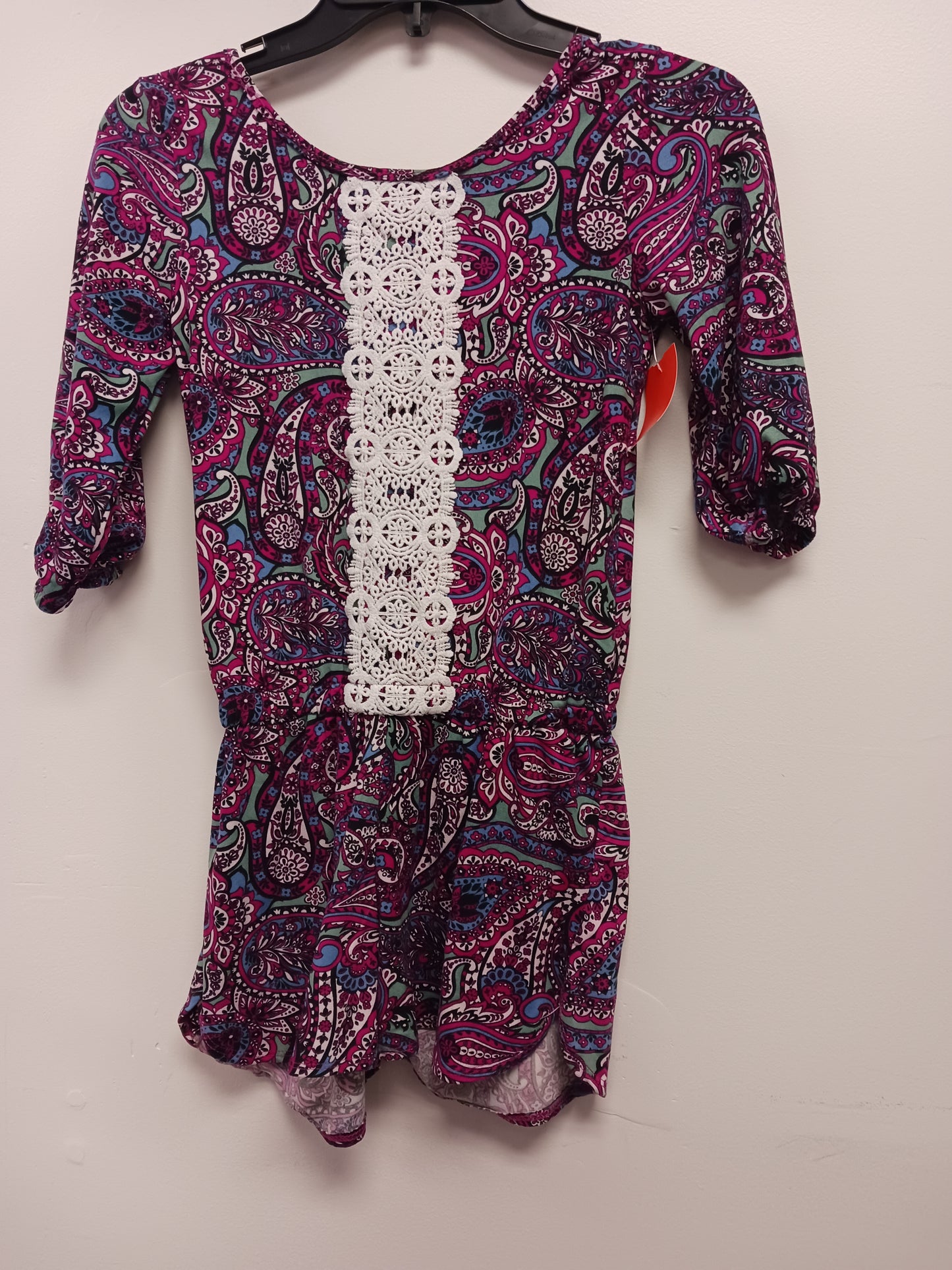 purple/white One Step Up One Piece Short outfit, 8 G