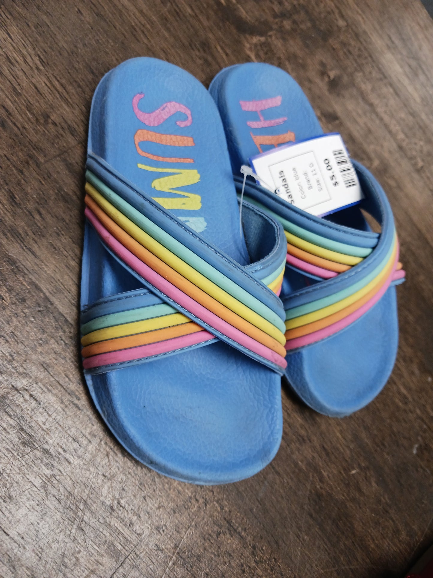 blue  Sandals, 11 G