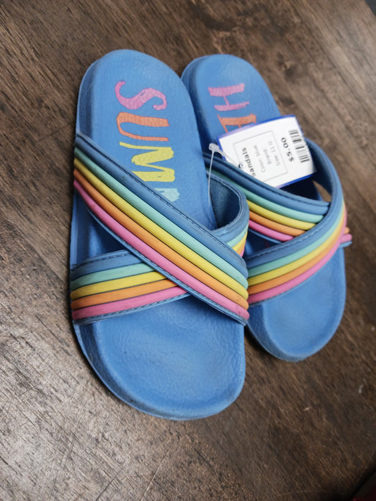 blue  Sandals, 11 G