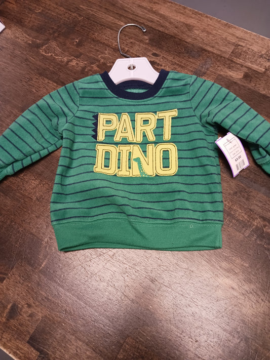 green Child of Mine Dino Long Sleeve Shirt 3-6m, 3M B