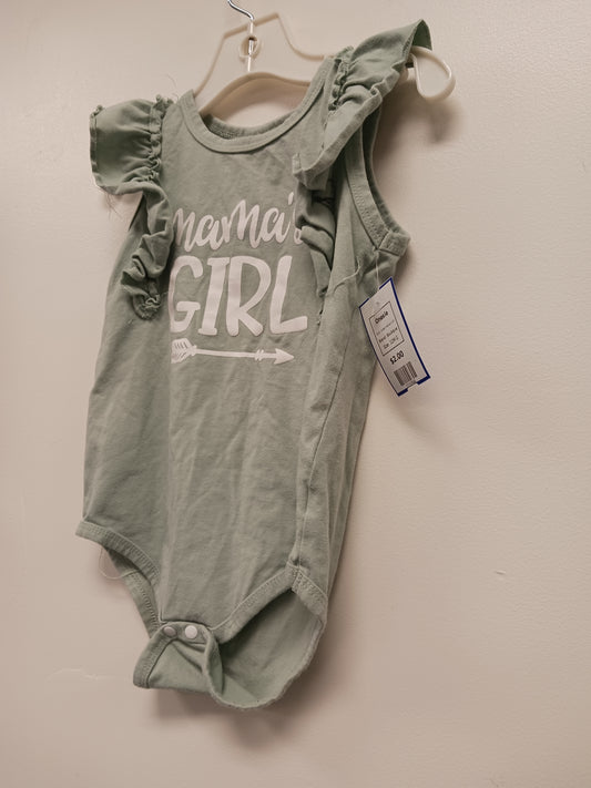 Green Mama's Girl Boutique Onesie, 12M G