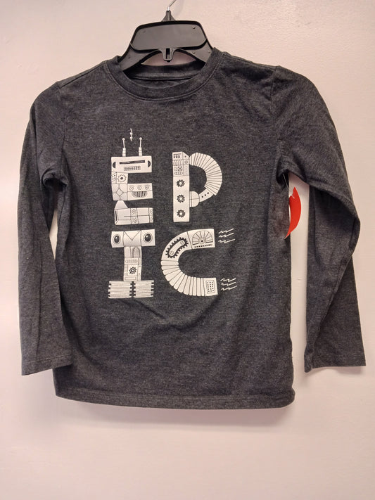 grey Cat & Jack Long Sleeve Epic Shirt, 4T B