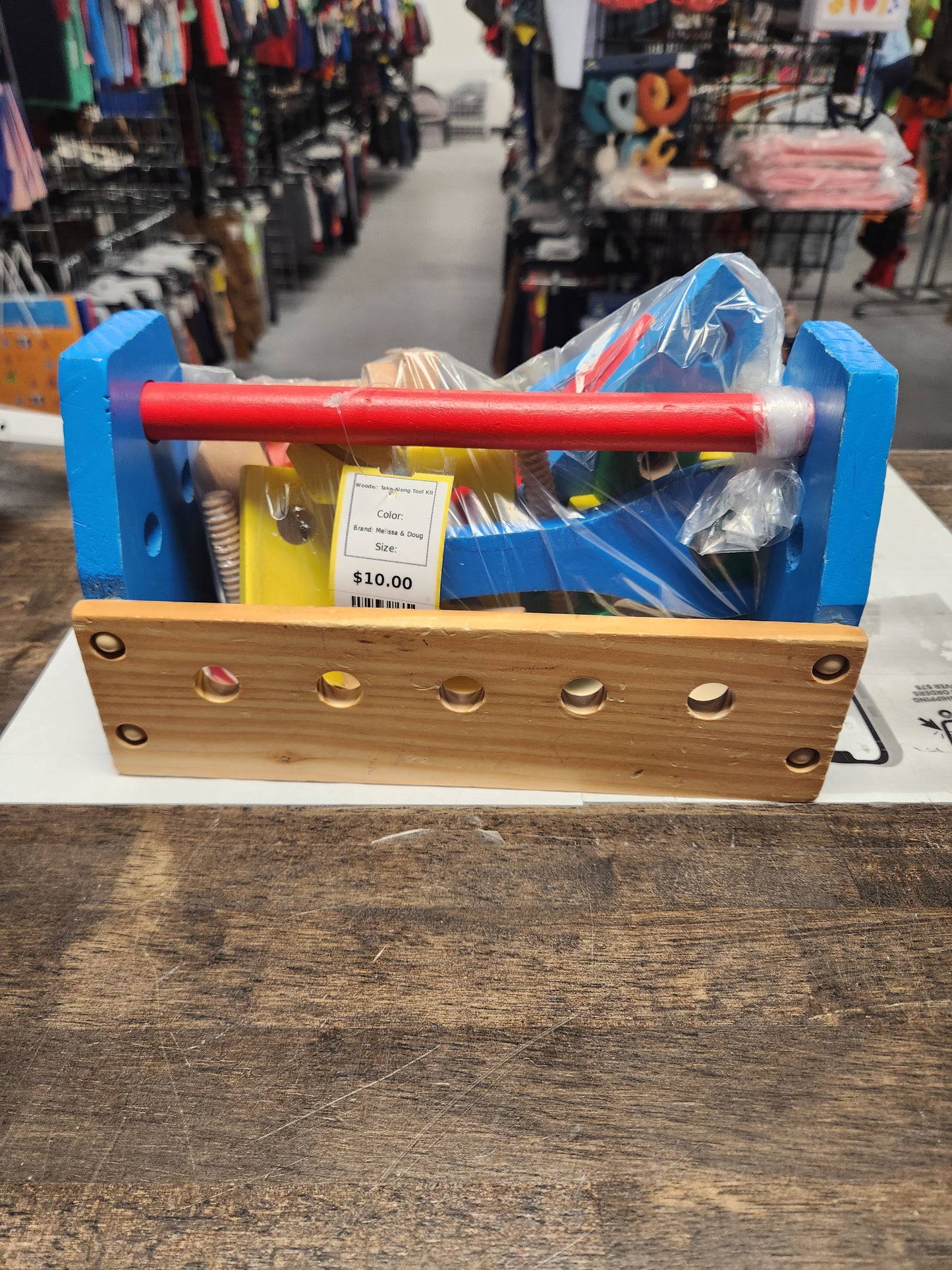 Melissa & Doug Wooden Take Along Tool Kit
