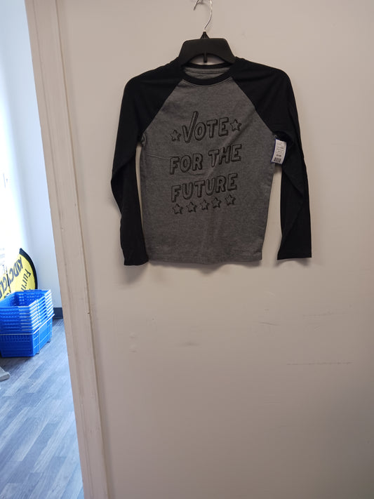 black/grey Cat & Jack Long Sleeve Tshirt 8/10, 8 B