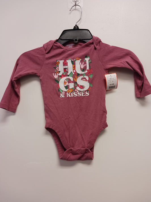 Purple Old Navy Long Sleeve Hugs Onesie 18/24m, 18M G