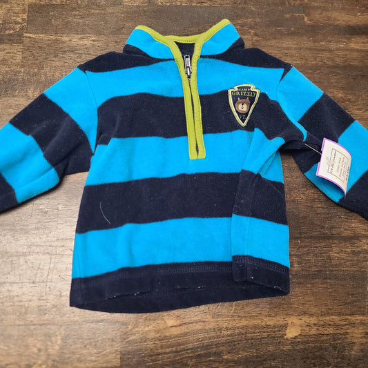 blue Carters 1/4 Zip Sweater, 3M B