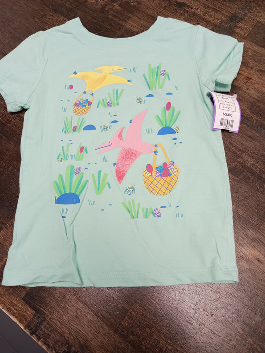 Blue Dino Cat & Jack Shirt, 2T G