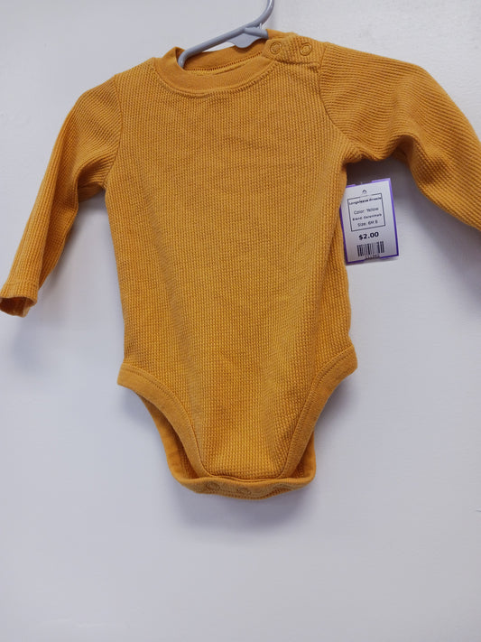 Yellow Garanimals Longsleeve Onesie, 6M B