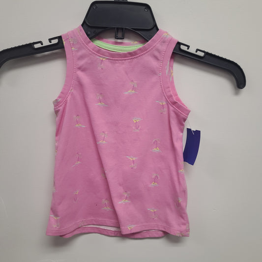 Pink Palm Tree Cat & Jack Tank Top, 2T G