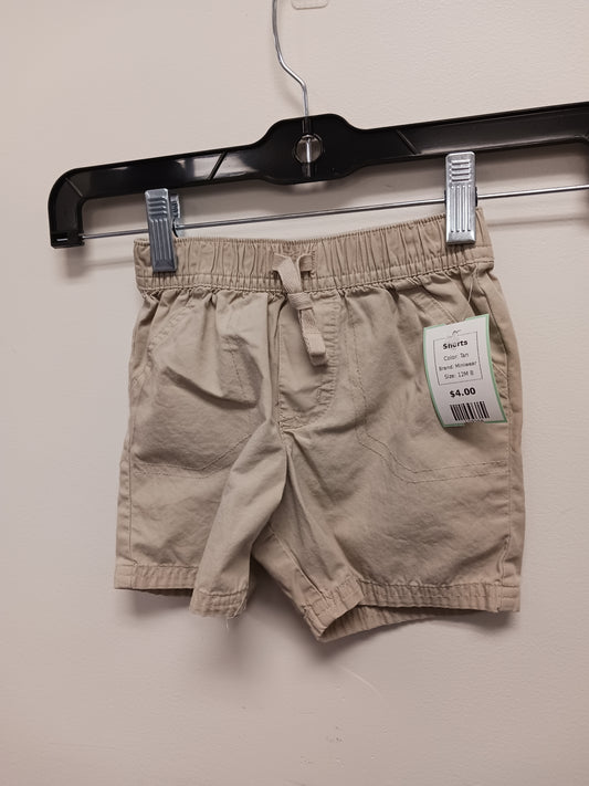 Tan Miniwear Shorts, 12M B