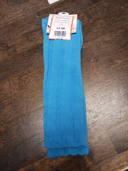 turquoise Boutique Knee Socks