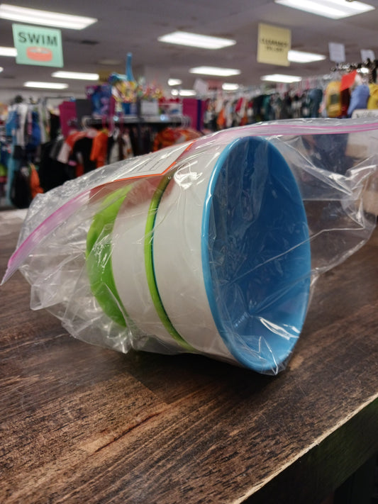 Blue/Green Muchkin 2 Baby Bowls w/suction