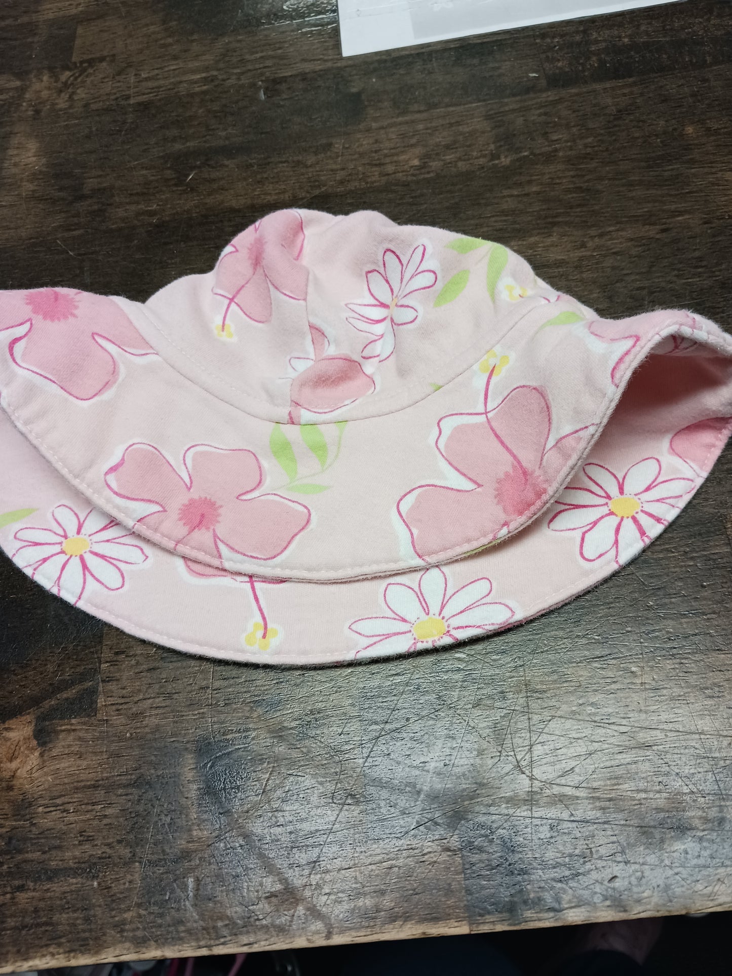 pink Vitamin Baby Flower Sun Hat
