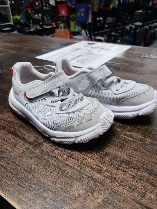 Grey/Silver Under Armour Sneakers, 8C G