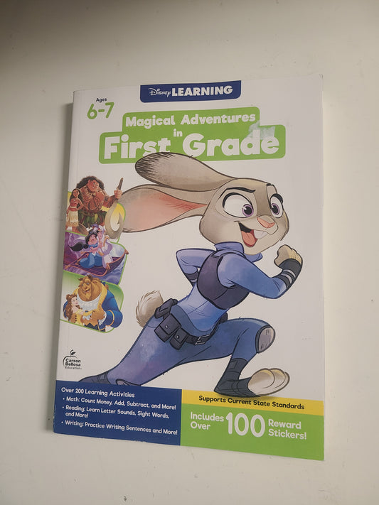 Magical Adventures In 1st Grade Work Book