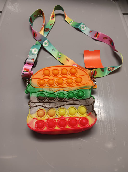 Boutique Hamburger Pop It Purse