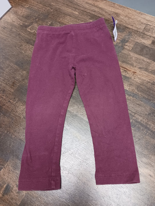 Burgandy Old Navy Leggings, 2T G
