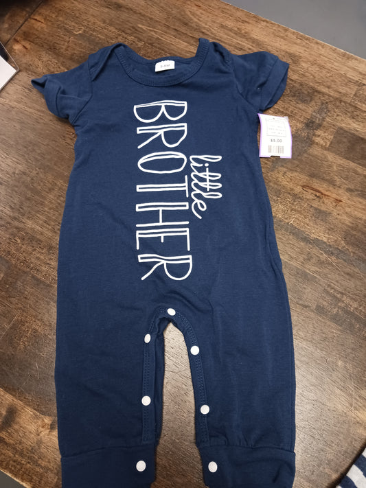 Navy Boutique Little Brother one piece 3-6m, 3M B